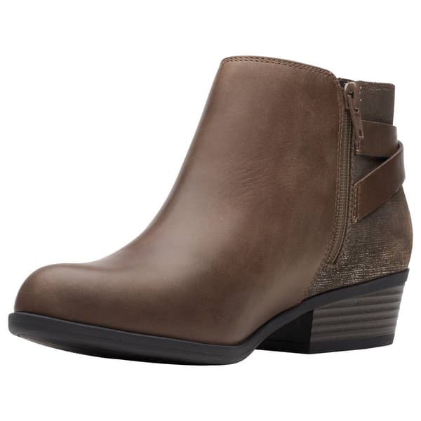 Womens Clarks® Addiy Gladys Suede Ankle Boots
