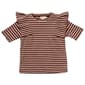 Girls &#40;7-16&#41; Jessica Simpson Striped Ruffle Rib Knit Tee - image 1