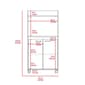 FM FURNITURE Rockford Kitchen Cart - image 8