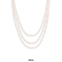 Splendid Pearls Endless 100" Freshwater Pearl Necklace