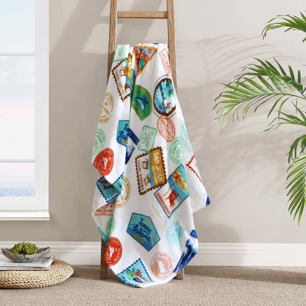 Tommy Bahama Bahama Express Plush-Fleece Throw