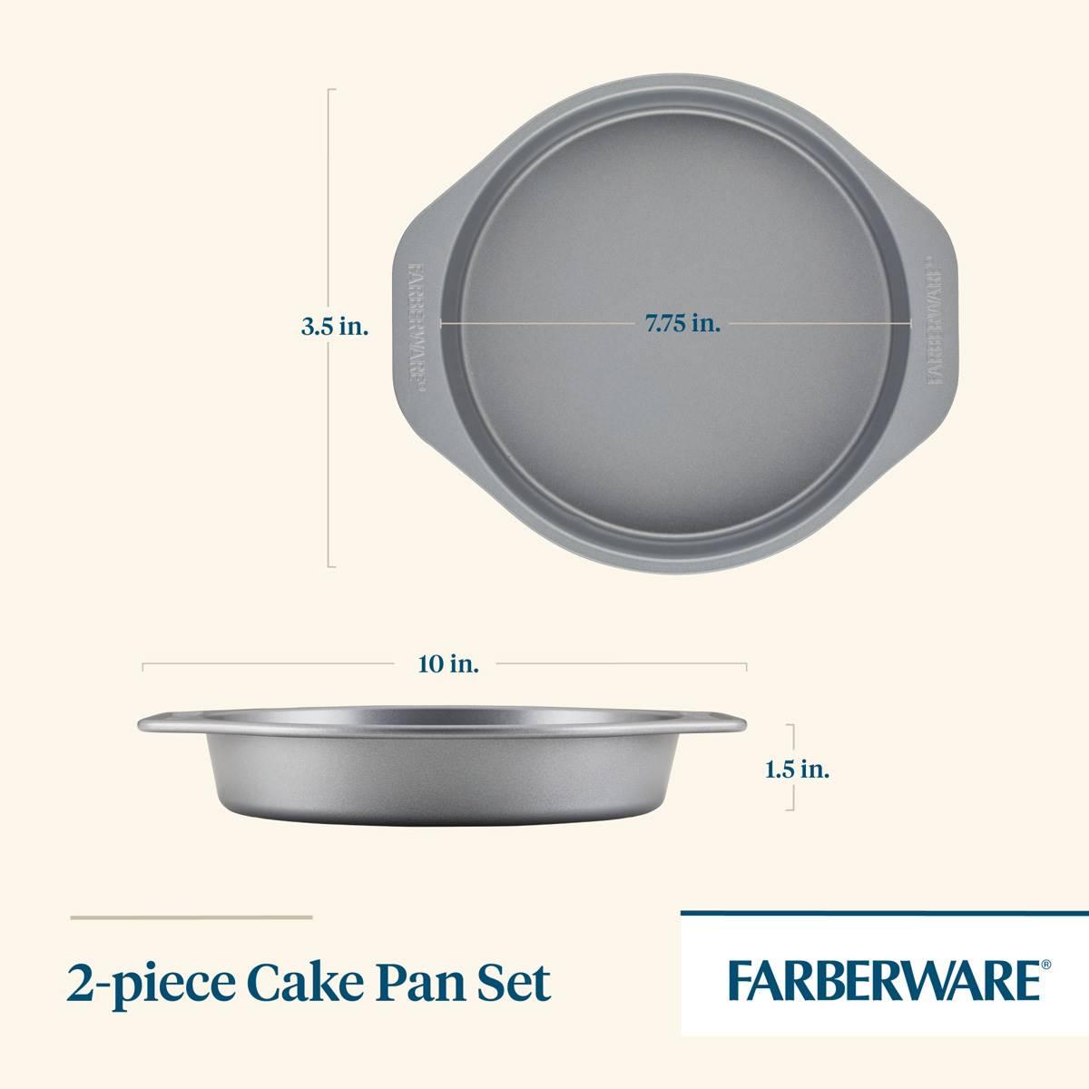 Farberware® 2pc. GoldenBake Bakeware Non-Stick Round Cake Pan Set