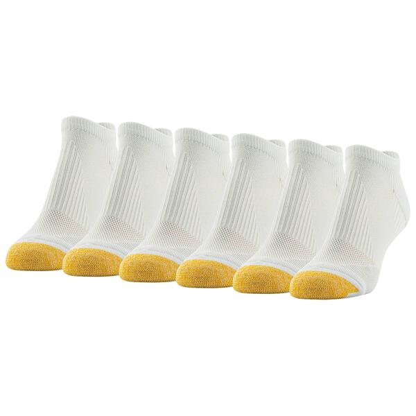 Womens Gold Toe 6pk. Cross Arch No Show Socks