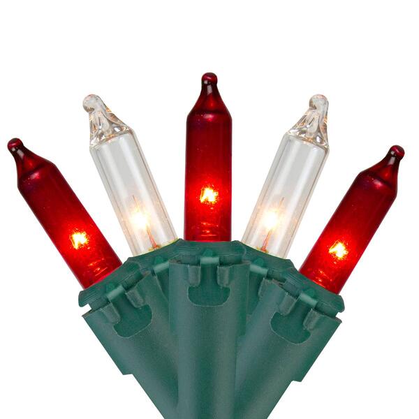 Northlight Seasonal 7ft. Red/Clear Christmas Lights - Green Wire - image 