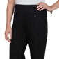 Womens Ruby Rd. Mysterious Romance Leopard Pull On Denim Pants - image 5