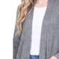 Womens NY Collection Long Sleeve 2 Pocket Solid Brushed Hacchi C - image 4