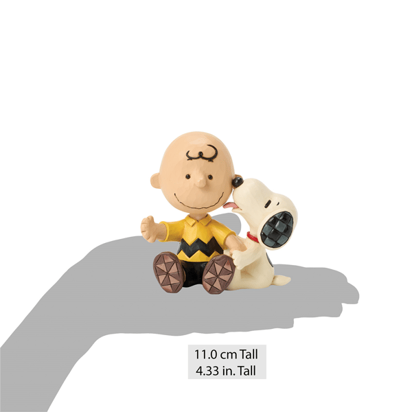 Jim Shore Peanuts Charlie Brown with Snoopy Figurine