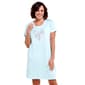 Womens Rene Rofe(R) Short Sleeve Seashell Heart Nightshirt - image 1
