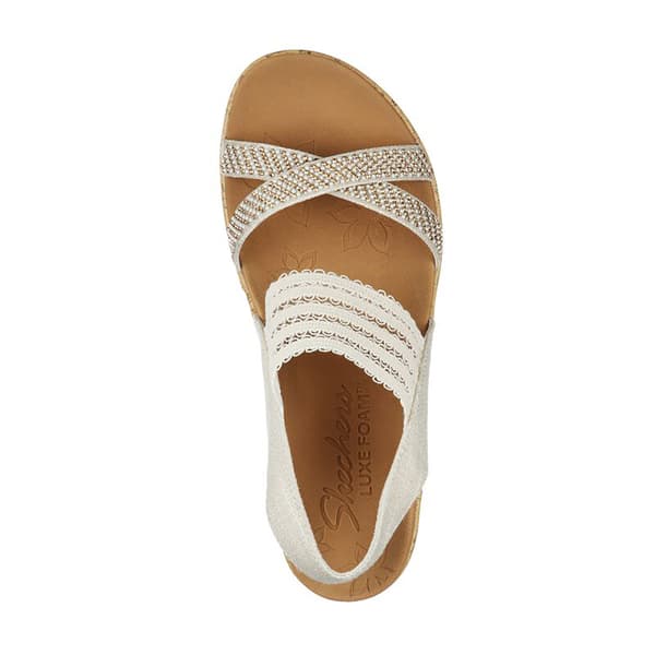 Womens Skechers Beverlee Fancy Sips Slingback Wedge Sandals