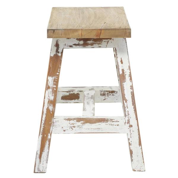 9th & Pike® Farmhouse Brown Wood Entryway Bench