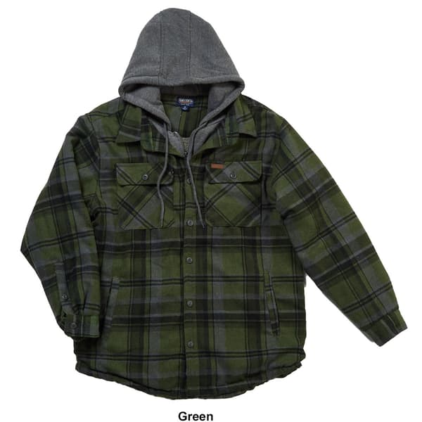 Mens Smith s Sherpa Lined Flannel Shirt Jacket