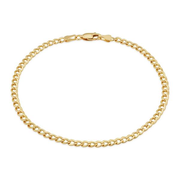 Gold Classics(tm) 14kt. Gold Filled 3.3mm. Curb Bracelet - image 