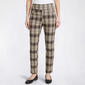 Petite Preswick & Moore(R) Plaid Ankle Pants - String/Iron - image 1
