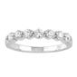 Nova Star&#40;R&#41; White Gold 1/5ctw. Lab Grown Diamond Wedding Band - image 1