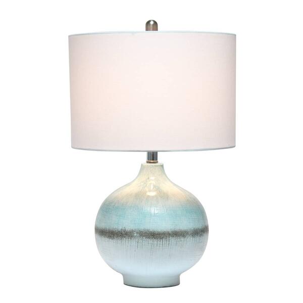 Lalia Home Organix Bayside Horizon Table Lamp w/Fabric Shade - image 