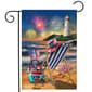 Briarwood Lane Oceanside Fireworks Garden Flag - image 1