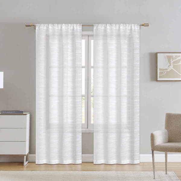 Laura Ashley(R) Bolton Sheer Curtain - image 
