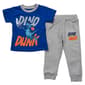 Toddler Boy Little Rebels&#40;R&#41; Dino Dunk Tee & Marled Sweatpants Set - image 1