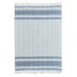 Palm Aire Charleston Blue/White Stripe Cotton Throw Blanket - image 3