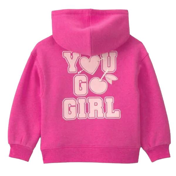 Toddler Girl Carter''s® You Go Girl Heart Pink Hoodie & Pants Set