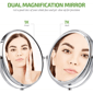 Ovente 7in. Tabletop Magnification Makeup Mirror - image 3