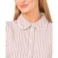 Womens Cece Long Sleeve Stripe Button Down - image 3