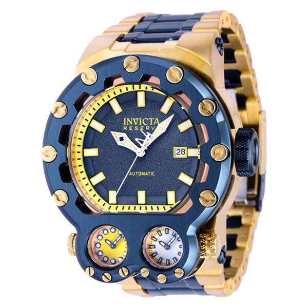 Mens Invicta Reserve Magnum Tria Quartz Automatic Watch - 37557 - image 