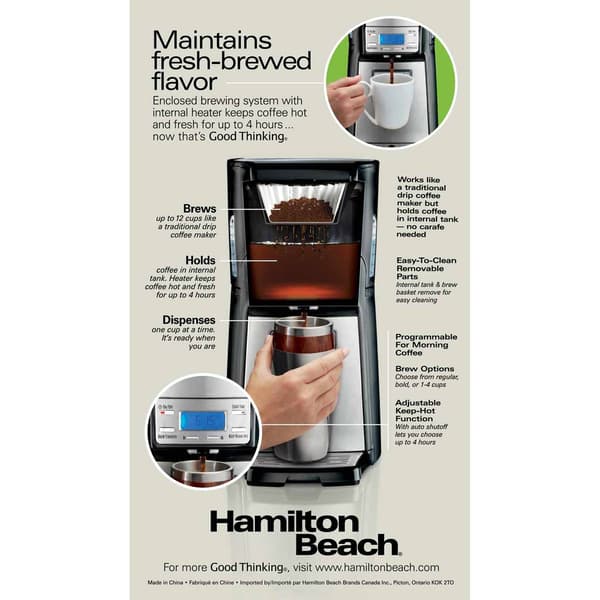 Hamilton Beach&#174; Programmable BrewStation Coffee Maker