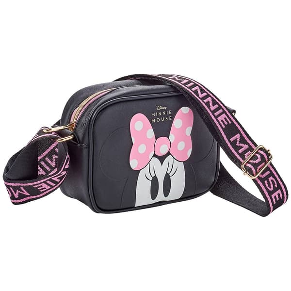 Womens Disney Minnie Mouse Camera Crossbody