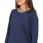 Petite Ruby Rd. Jetsetter Bubble Hem Sweatshirt - image 5