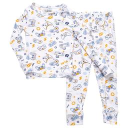 Boys (4-10) Only Boys® Just Chill Yummy 4pc Pj set - White/Blue