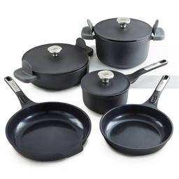 BergHOFF Phantom 8pc. Nonstick Ceramic Cookware Set w/ Lids