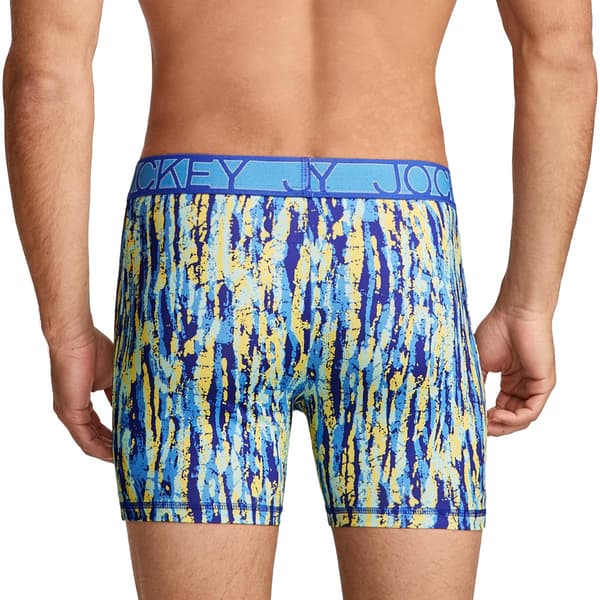 Mens Jockey® 3pk .Active Micro Boxer Briefs - Blue