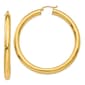 Gold Classics(tm) 14kt. Polished Gold 5mm Tube Hoop Earrings - image 1
