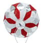 Kurt Adler 80mm Glass Red, White & Silver 6pc.Ball Ornament - image 3