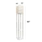 Lalia Home 1 Light Metal Etagere Floor Lamp w/ Shelves & Shade - image 5
