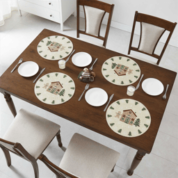 Avanti Linens Gingerbread Village Placemats - Set of 4