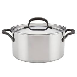 KitchenAid(R) 5-Ply Clad Stainless Steel Stockpot with Lid