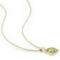 Gemstone Classics&#8482; 10kt. Gold & Peridot Pendant Necklace - image 2