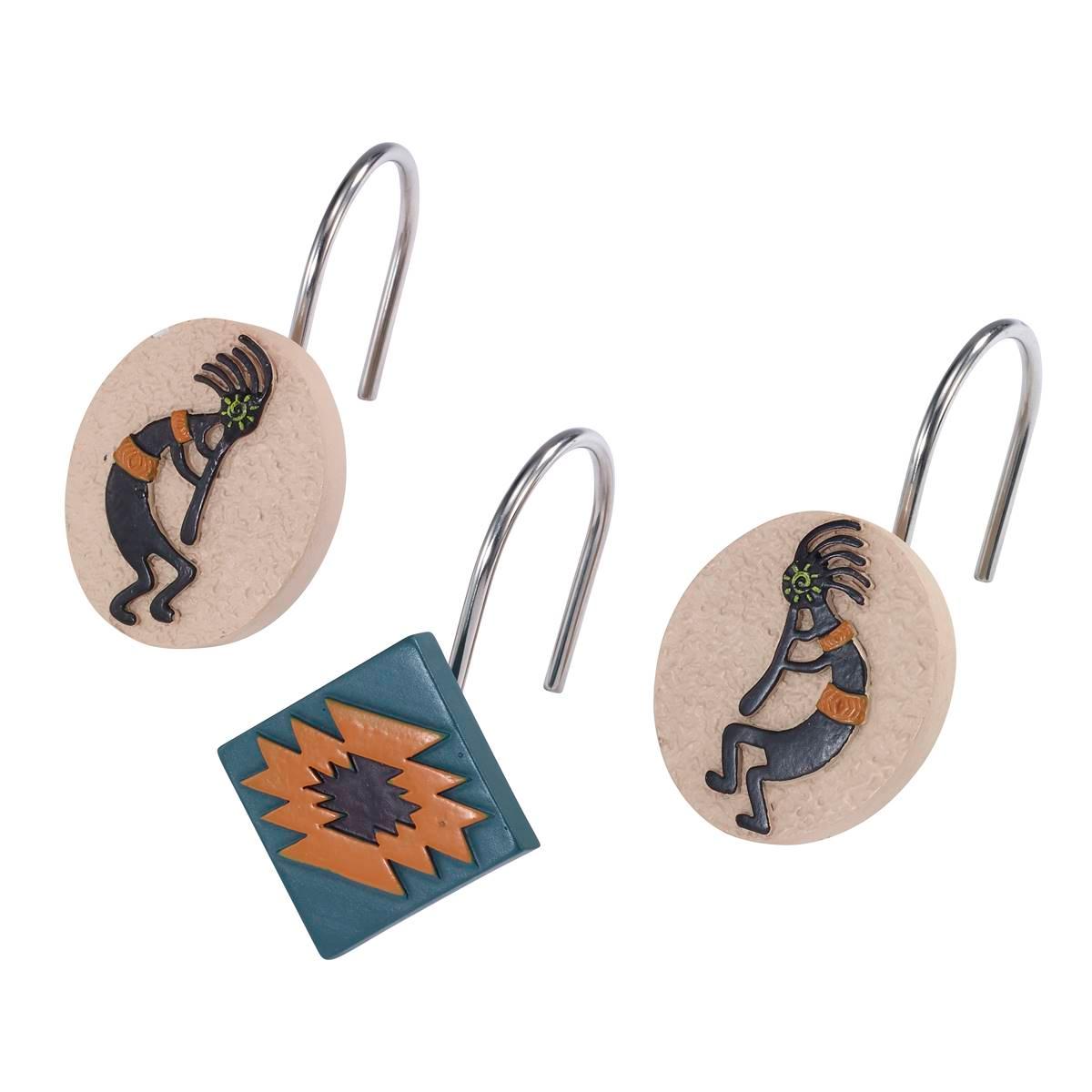 Avanti Navajo Dance Shower Curtain Hooks