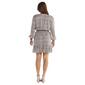 Womens MSK Floral Long Sleeve Asymmetric Tier Blouson Dress - image 2