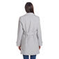 Womens Gallery Single Breasted Belted Trench Coat - image 3