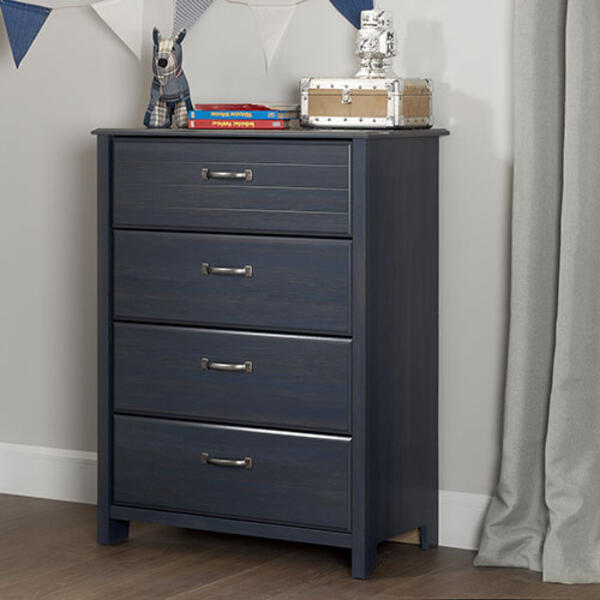 South Shore Ulysses 4-Drawer Chest - Bluberry
