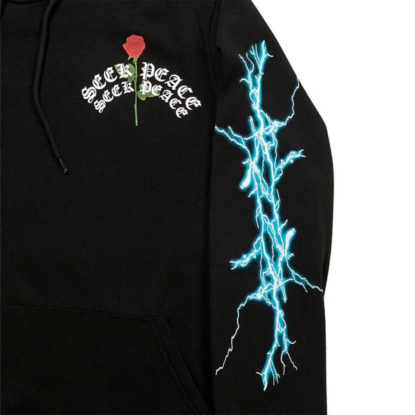 Young Mens Brooklyn Cloth Seek Peace Fleece Hoodie
