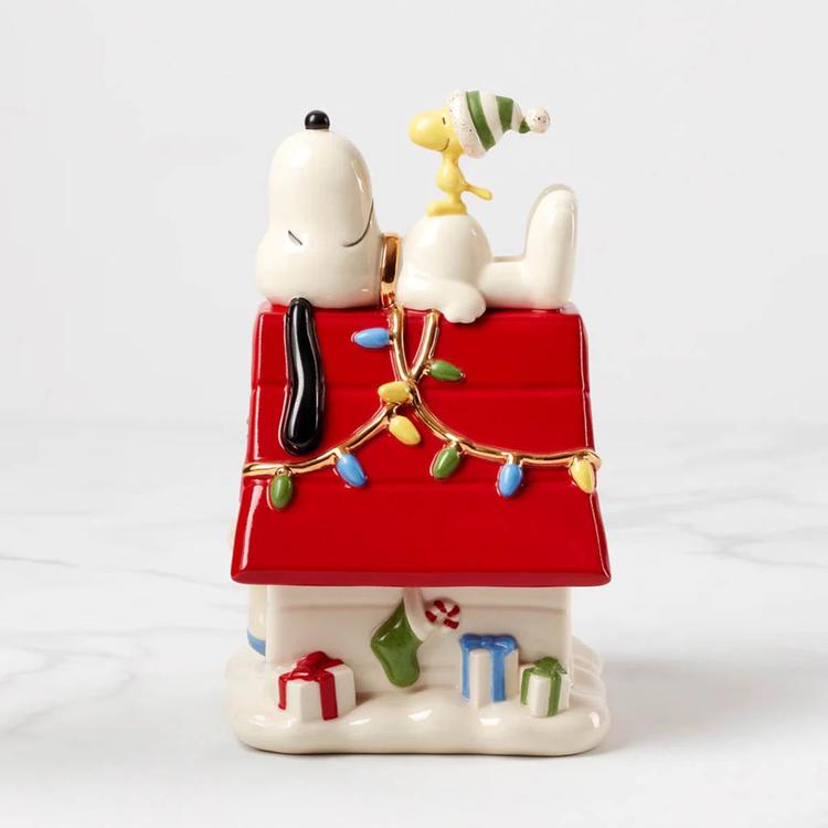 Lenox(R) Snoopy Covered Candy Dish