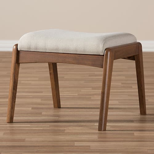 Baxton Studio Roxy Upholstered Ottoman
