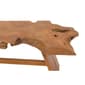 9th & Pike® Brown Teak Wood Contemporary Coffee Table - image 4
