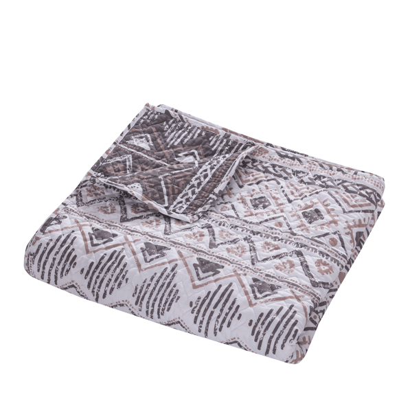 Greenland Home Fashions(tm) Denmark Reversible Quilted Throw Blanket - image 