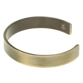Mens Lynx Stainless Steel Gold Antique Cuff Bangle Bracelet
