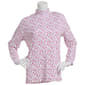 Womens Hasting & Smith Holiday Trees Mock Neck Tee - image 1